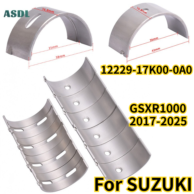 Motorcycle Crankshaft - 35mm STD ~ +50, Komponen Mesin