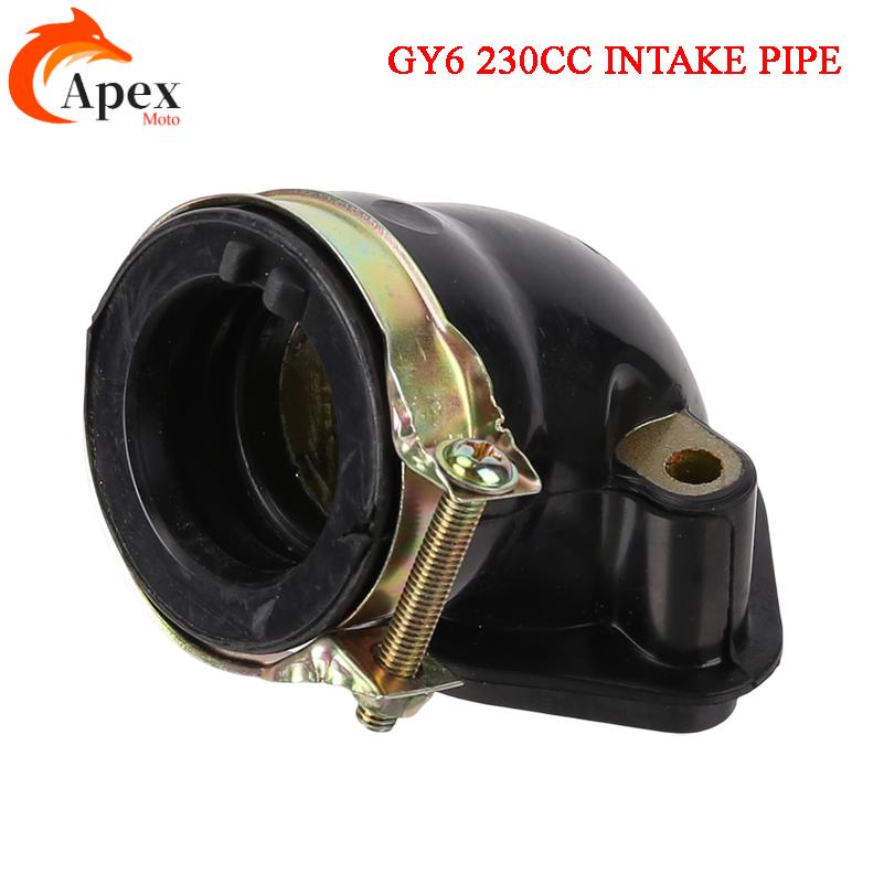 Motorcycle Carburetor - Pipa saluran masuk Gy6 230cc untuk