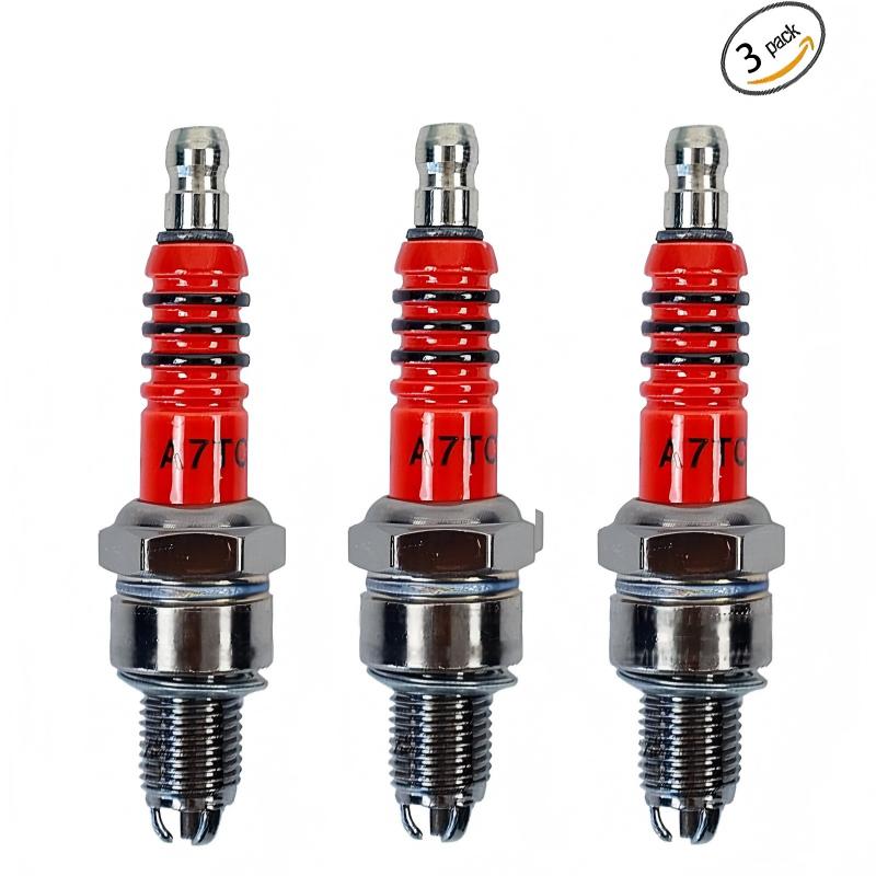 Motorcycle Spark Plug - 3 buah Busi 3 Elektroda A7TC,