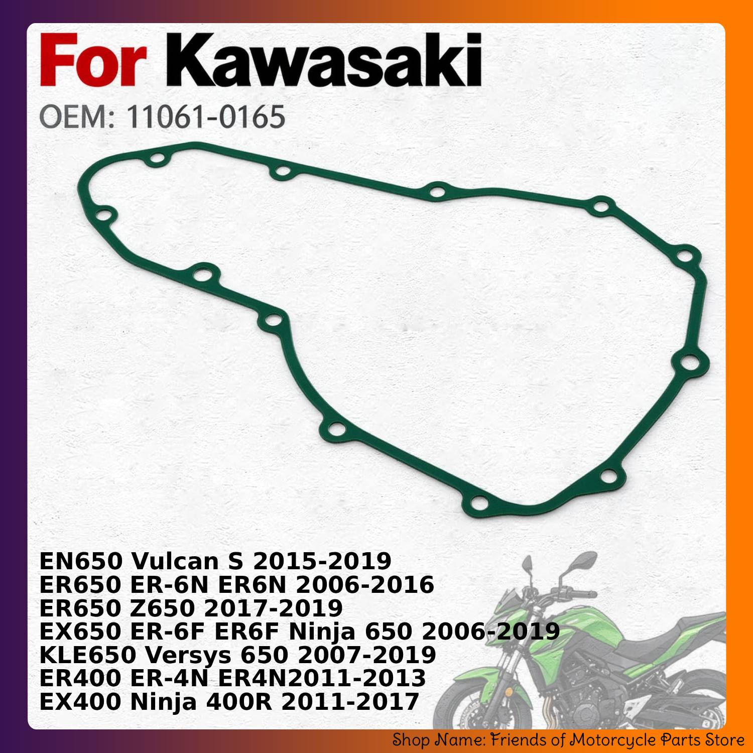 Motorcycle Gasket - Gasket Penutup Kopling Mesin Motor Untuk