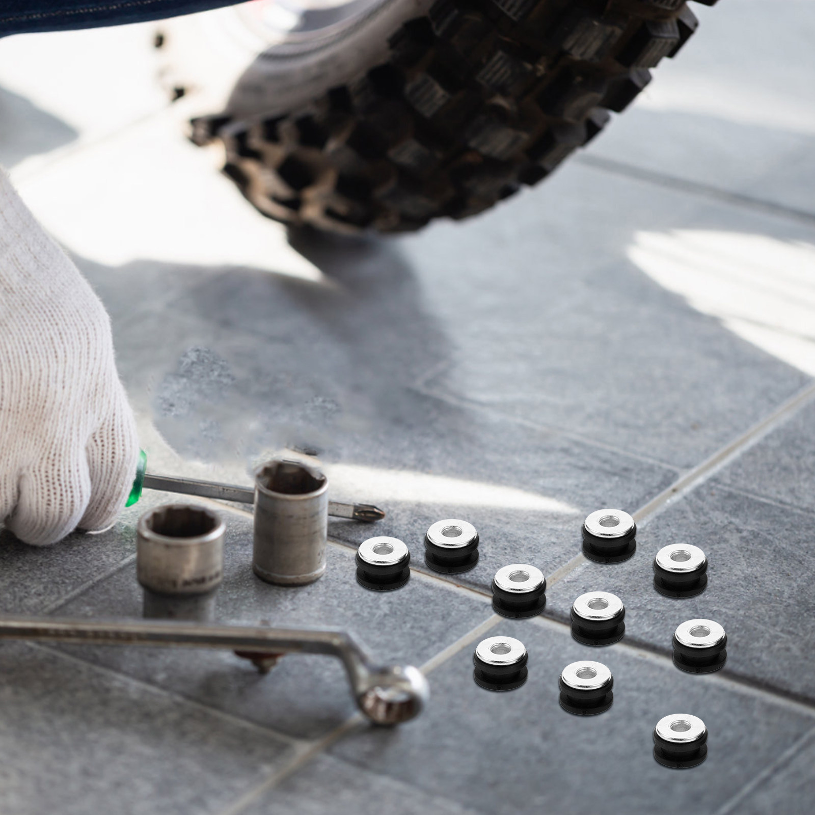 8 Buah Set Cincin Penyangga Mo - Motorcycle Gasket ulasan dan harga
