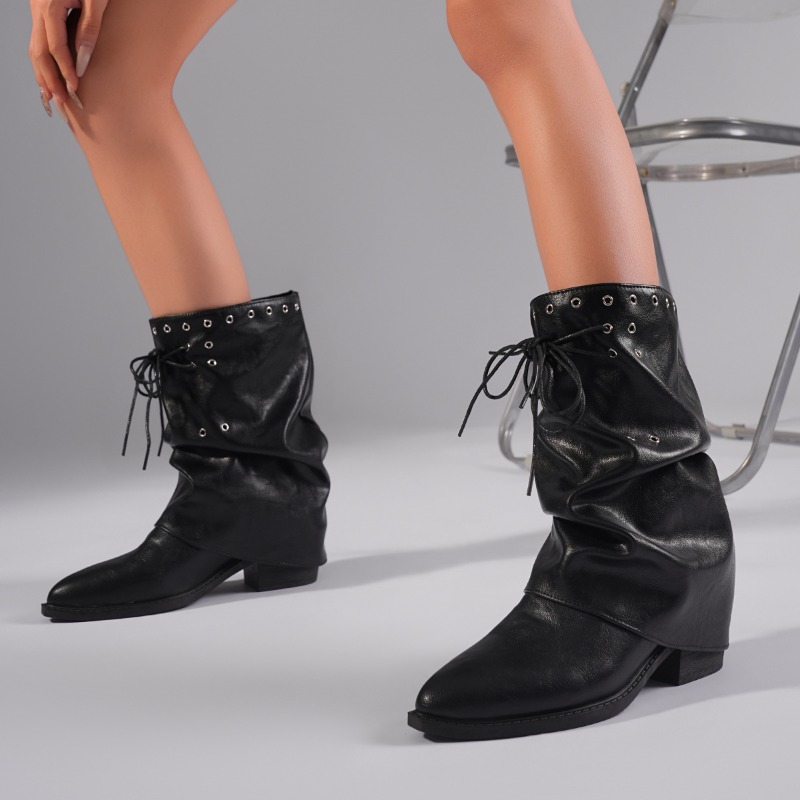 Sepatu Bot Berhak Tinggi Model - Motorcycle Cylinder ulasan dan harga